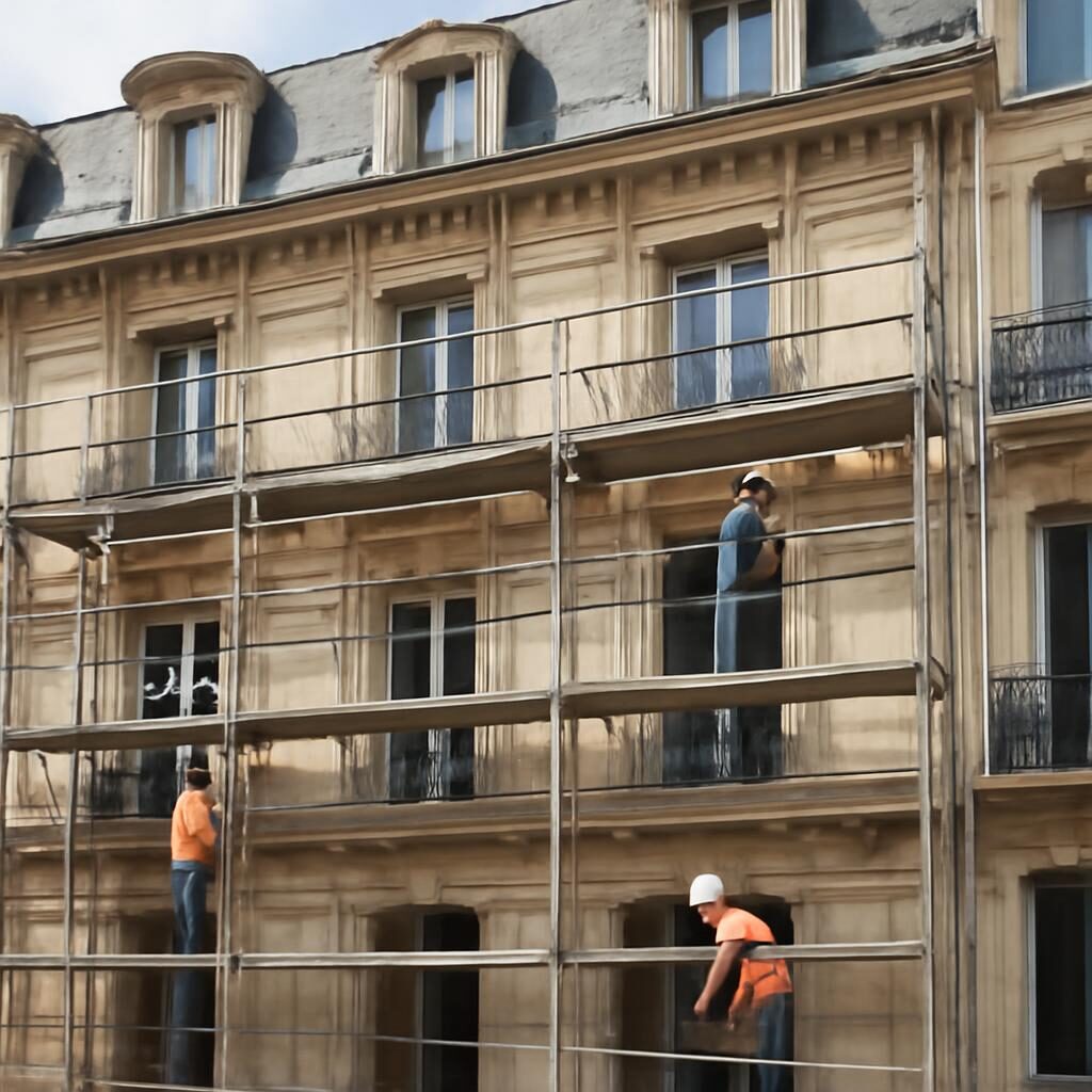 Immeuble haussmannien rénové : investissement en déficit foncier