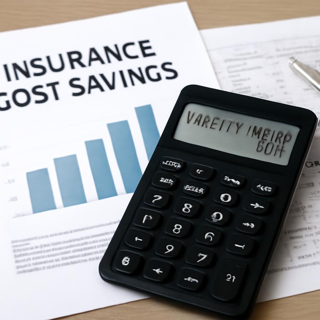 Calculatrice montrant les économies sur l'assurance emprunteur