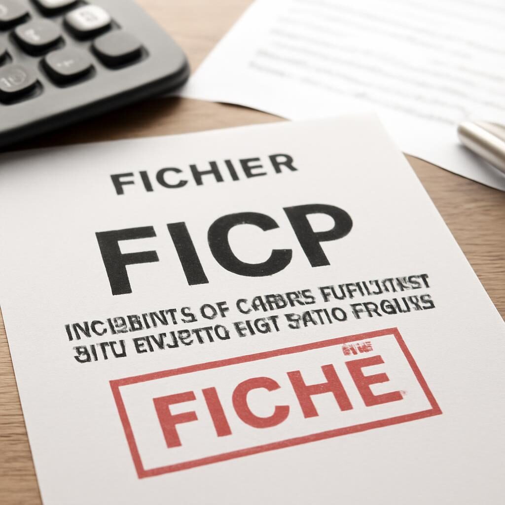 Dossier de fichage FICP à la Banque de France