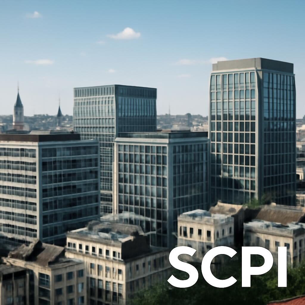 Immeubles de bureaux représentant un portefeuille SCPI