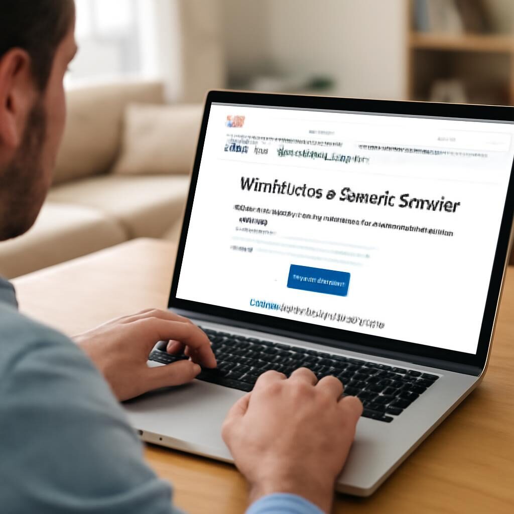 Propriétaire utilisant l'outil en ligne de simulation de taxe foncière