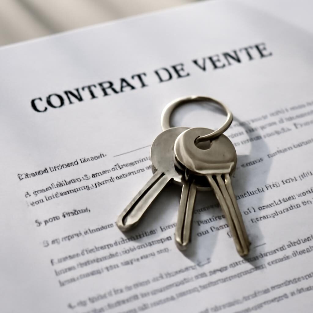 Compromis vente signé clés appartement France
