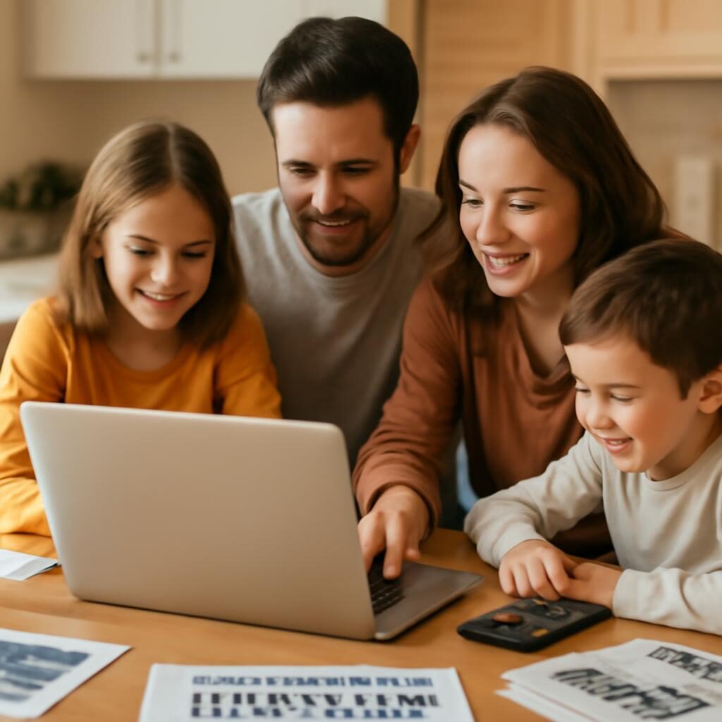 Simulation prêt immobilier mensualités en famille