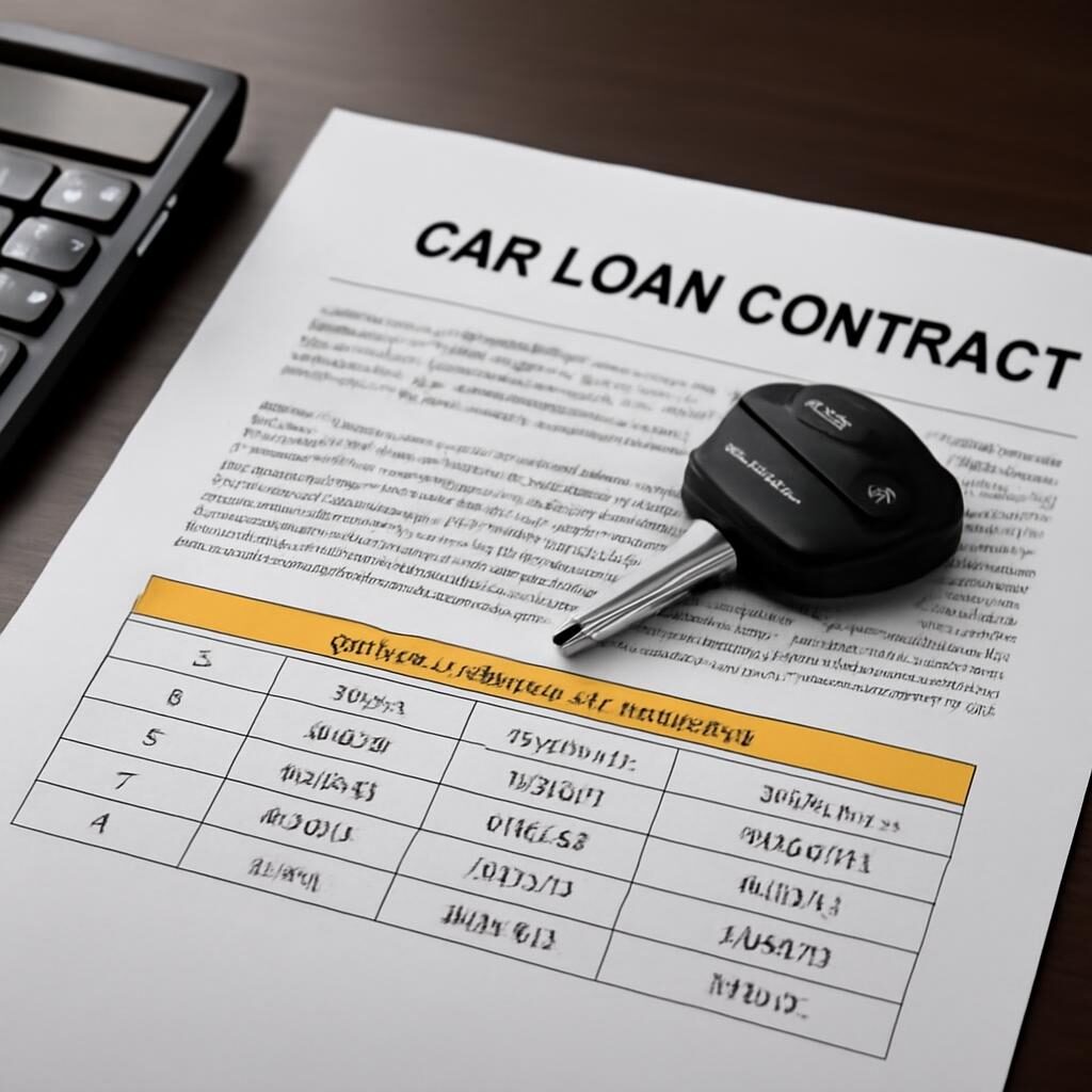 Crédit auto ballon contrat tableau amortissement valeur résiduelle
